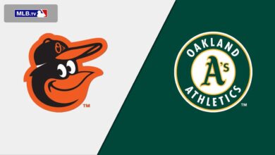 oakland athletics vs baltimore orioles match player stats​