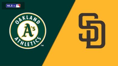 oakland athletics vs padres match player stats​