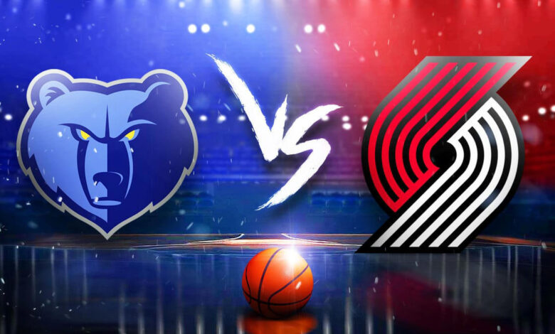 memphis grizzlies vs portland trail blazers match player stats​