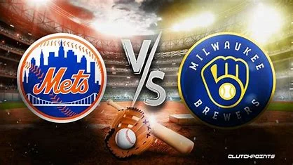 mets vs milwaukee brewers match player stats