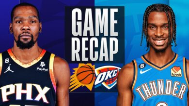 phoenix suns vs okc thunder match player stats​