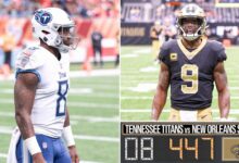 tennessee titans vs new orleans saints match player stats​