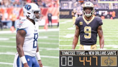 tennessee titans vs new orleans saints match player stats​