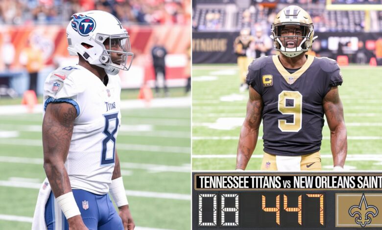 tennessee titans vs new orleans saints match player stats​