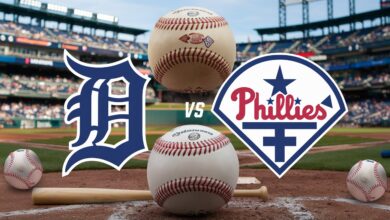 detroit tigers vs phillies match player stats​