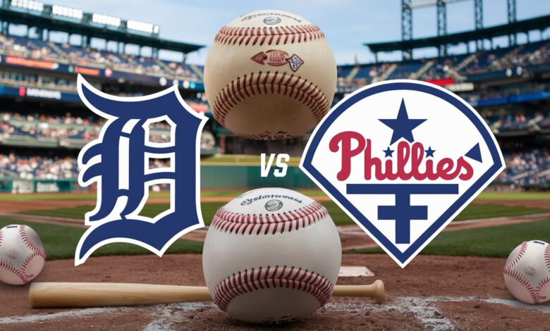 detroit tigers vs phillies match player stats​