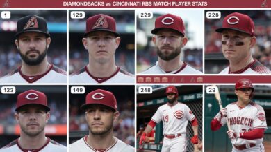 diamondbacks vs cincinnati reds match player stats​