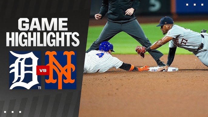 mets vs detroit tigers match player stats​