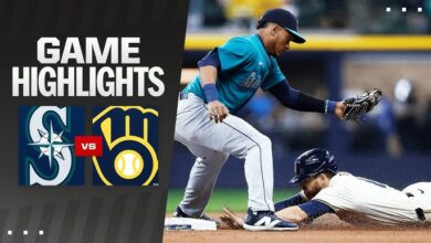 seattle mariners vs milwaukee brewers match player stats​