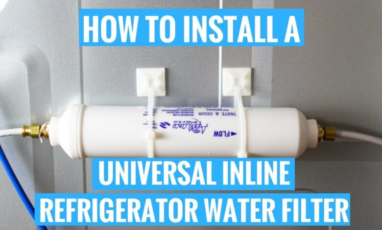 in line water filter​